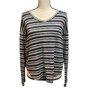 American Eagle Long Sleeve Striped Top